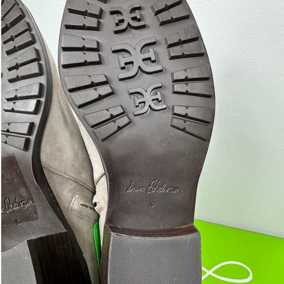 New Sam Edelman Pryce Ankle Bootie in Putty Suede Women's Size 10 - Picture 10 of 10